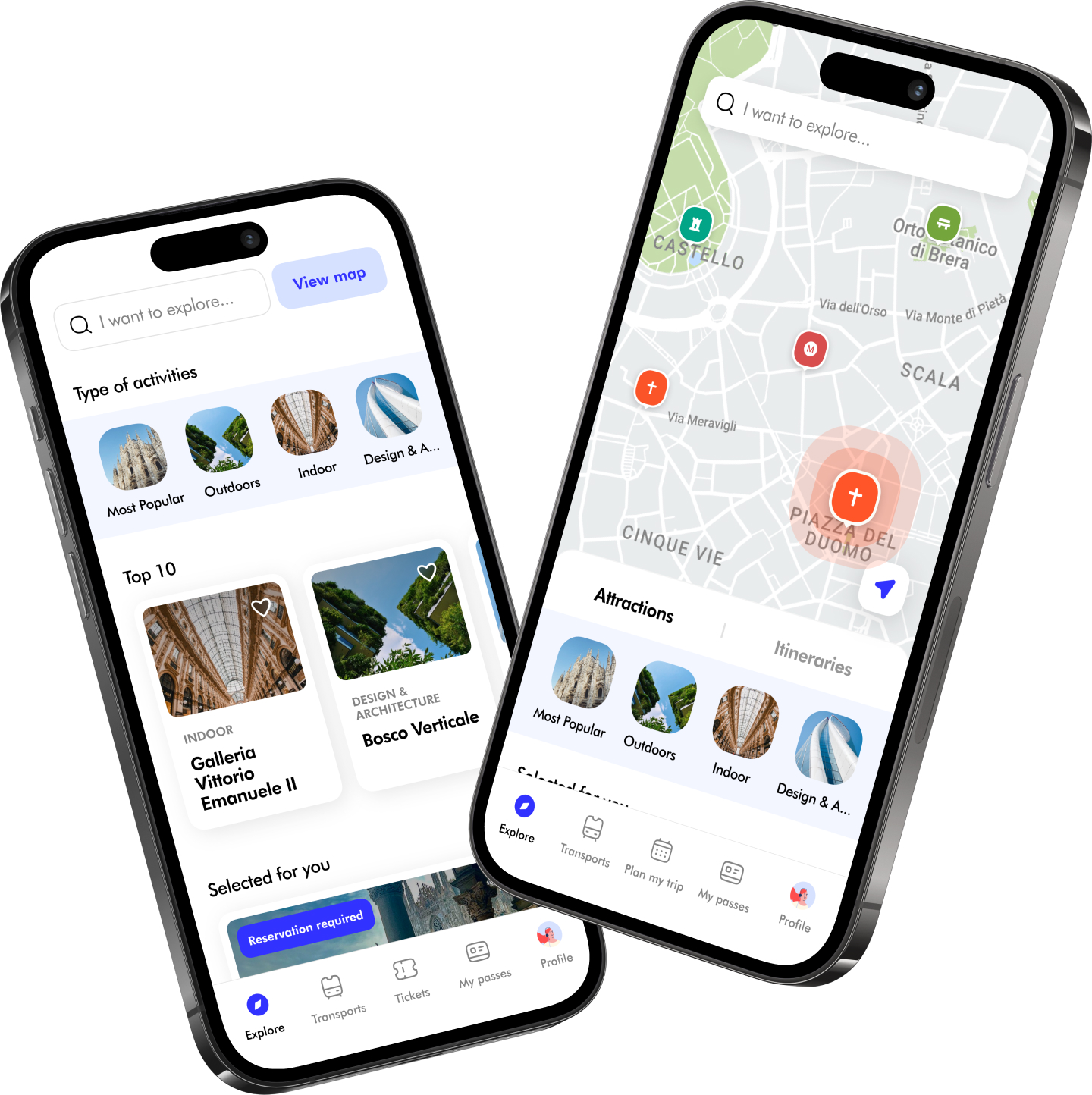 Milan is just a tap away
